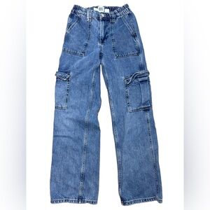 BDG Urban Outfitters Skate Jeans Cargo Denim W24 L32 High Rise Baggy